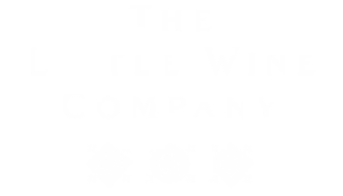 The Little Wine Company Scrolled light version of the logo (Link to homepage)
